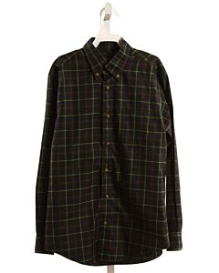 BROOKS BROTHERS  GREEN  PLAID  DRESS SHIRT