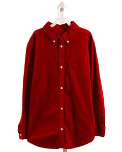 TALBOTS  RED CORDUROY   DRESS SHIRT