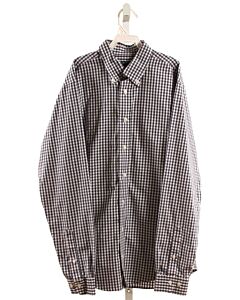 BROOKS BROTHERS  BLUE  GINGHAM  DRESS SHIRT