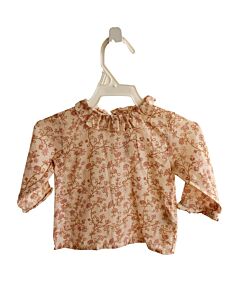 BONPOINT  PINK  FLORAL  SHIRT-LS