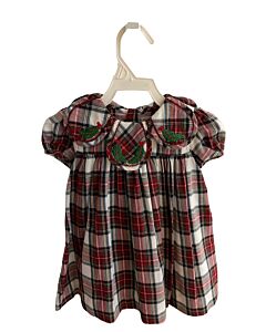 SOPHIE & LUCAS  RED  PLAID  DRESS
