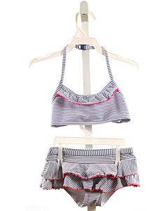 MINI BODEN  BLUE  STRIPED  2-PIECE SWIMSUIT