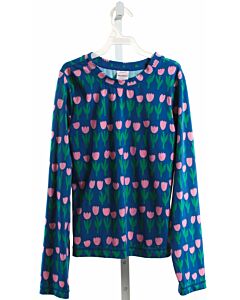 HANNA ANDERSSON  BLUE  FLORAL  RASH GUARD