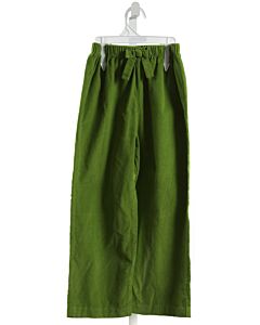 LITTLE ENGLISH  GREEN CORDUROY   PANTS WITH BOW