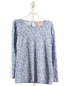 THE BEAUFORT BONNET COMPANY  BLUE  FLORAL  KNIT LS SHIRT