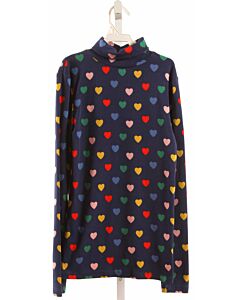 MINI BODEN  NAVY  PRINT  KNIT LS SHIRT