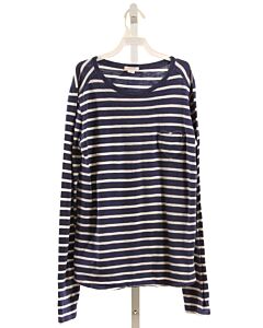 CREWCUTS  NAVY  STRIPED  KNIT LS SHIRT