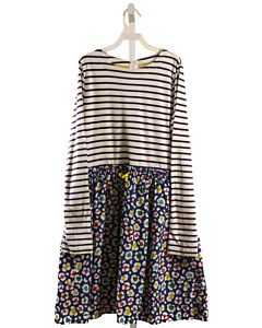 MINI BODEN  NAVY  STRIPED  KNIT DRESS