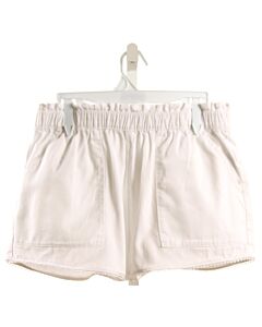 CREWCUTS  WHITE    SHORTS WITH EYELET TRIM