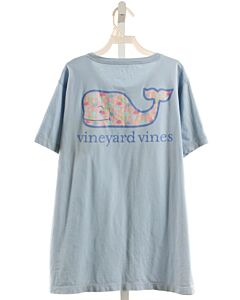 VINEYARD VINES  LT BLUE   PRINTED DESIGN T-SHIRT