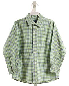 J. BAILEY  GREEN  PLAID  DRESS SHIRT