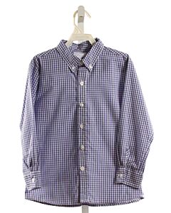 LITTLE ENGLISH BLUE GINGHAM DRESS SHIRT