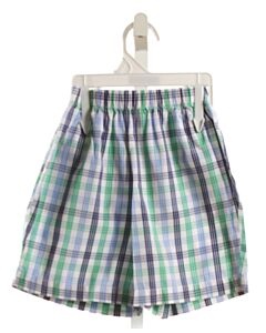 BELLA BLISS MULTI-COLOR PLAID SHORTS