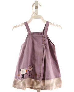 CATIMINI  LAVENDER LINEN  APPLIQUED SLEEVELESS SHIRT