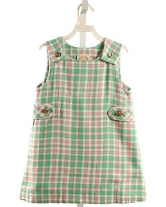 THE BEAUFORT BONNET COMPANY  MINT  PLAID  DRESS