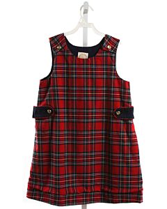 THE BEAUFORT BONNET COMPANY  RED  PLAID  DRESS