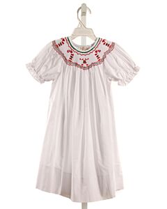 ROSALINA  WHITE   SMOCKED DRESS