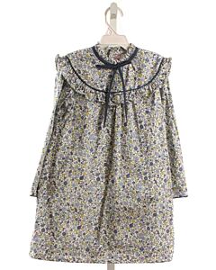 LA COQUETA  BLUE  FLORAL  DRESS