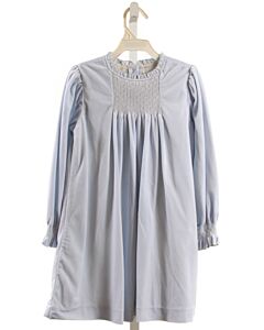 ALICE KATHLEEN  LT BLUE VELVET   DRESS