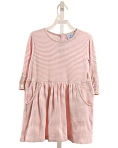 EYELET & IVY  PINK  STRIPED  KNIT DRESS