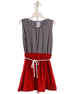 BELLA BLISS  NAVY  STRIPED  KNIT DRESS
