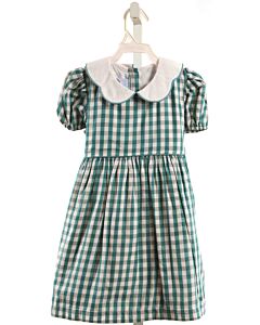 BELLA BLISS  GREEN  GINGHAM  DRESS