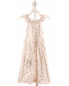 TWO GIRLS AND A BOY  WHITE  FLORAL  DRESS