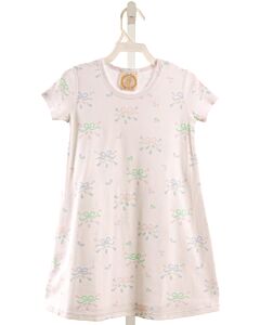 THE BEAUFORT BONNET COMPANY  WHITE  FLORAL PRINTED DESIGN KNIT DRESS