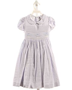 CHARLOTTE BY DIMBY  BLUE   SMOCKED DRESS