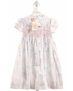THE BEAUFORT BONNET COMPANY  WHITE  FLORAL SMOCKED DRESS