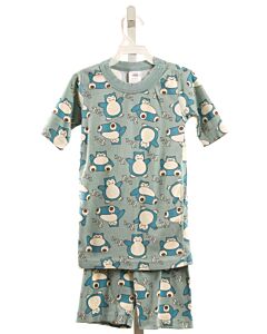 HANNA ANDERSSON  BLUE KNIT  PRINTED DESIGN LOUNGEWEAR