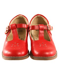 FOOTMATES RED MARY JANES  *EUC SIZE TODDLER 13.5