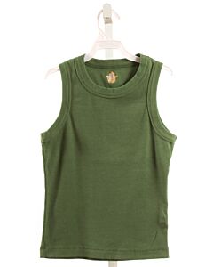 PERRY WALKER COLLECTIVE  GREEN    KNIT TANK