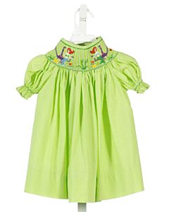 WISH UPON A STAR  LT GREEN  GINGHAM  DRESS 