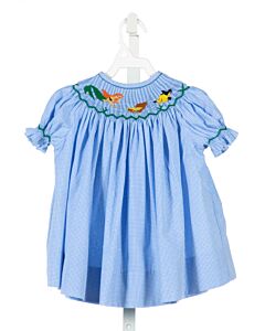 WISH UPON A STAR  LT BLUE  GINGHAM  DRESS 