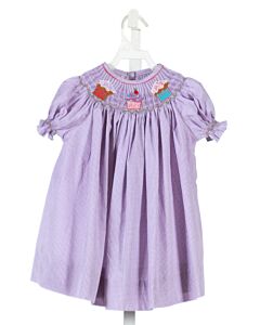WISH UPON A STAR  PURPLE  GINGHAM  DRESS 