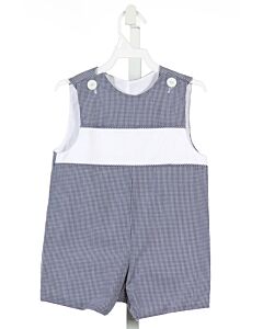 WISH UPON A STAR  NAVY  GINGHAM  JON JON/ SHORTALL 