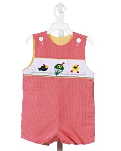 WISH UPON A STAR  RED  GINGHAM  JON JON/ SHORTALL 