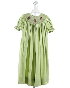 WISH UPON A STAR  GREEN  GINGHAM SMOCKED DRESS