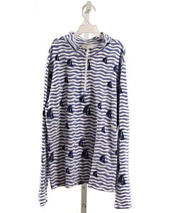 HANNAH KATE  BLUE  STRIPED  PULLOVER