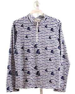 HANNAH KATE  BLUE  STRIPED  PULLOVER