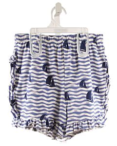 HANNAH KATE  BLUE  STRIPED  SHORTS WITH RUFFLE