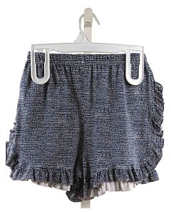 HANNAH KATE  NAVY  POLKA DOT  SHORTS WITH RUFFLE