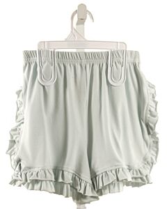 HANNAH KATE  LT BLUE    SHORTS WITH RUFFLE