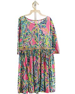 LILLY PULITZER  PINK  FLORAL  KNIT DRESS