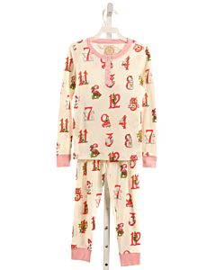 THE BEAUFORT BONNET COMPANY  PINK KNIT  PRINTED DESIGN LOUNGEWEAR