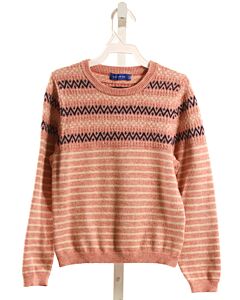 MAISON ME  PINK  STRIPED  SWEATER