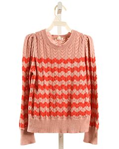 CREWCUTS  PINK EYELET   SWEATER