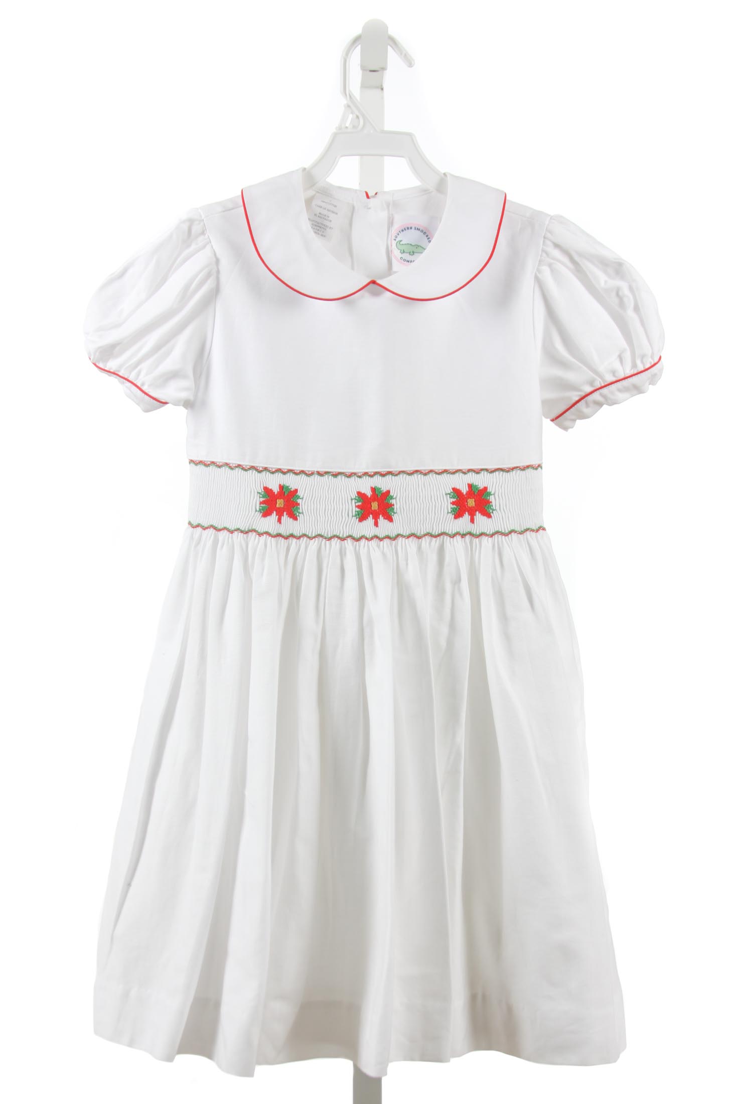 Southern Smocked Co. Girls White Dress 6 Embroidered Brand New hotsell